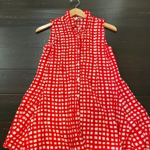 Designed by 11.1.Tylho   Beautiful Red and White Blouse    Extra Small Size